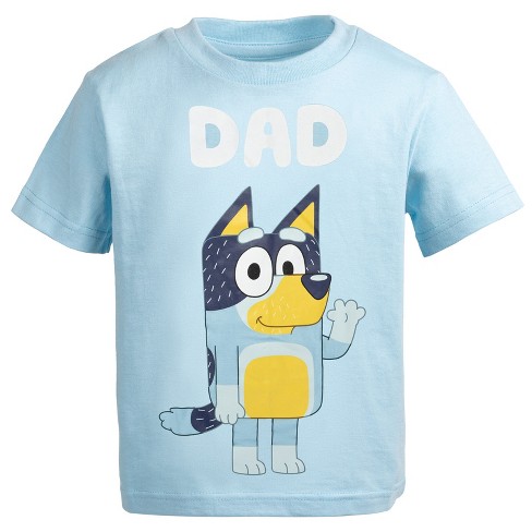 Bluey Dad Mens Graphic T-shirt Bandit Large : Target