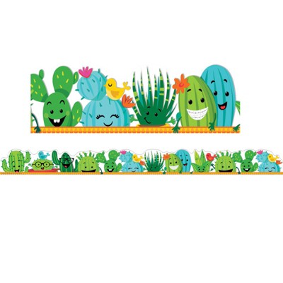 Eureka A Sharp Bunch Line-Up Deco Trim Extra Wide Die Cut, 37 Feet (Pack of 6)