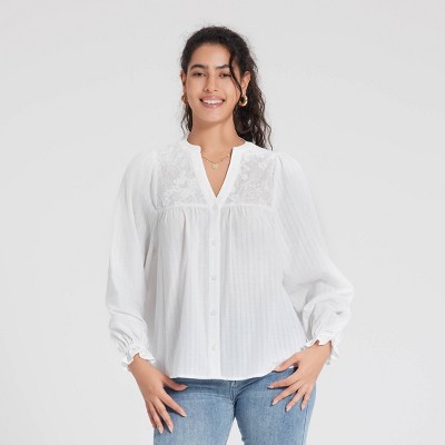 Women's Long Sleeve Blouse - Universal Thread™