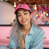 Dalix Sushi Roll Embroidered Maki Cotton Dad Hat Baseball Cap Adjustable Womens - 2 of 4