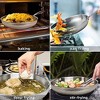 imarku Stainless Steel Pan, 12 inch Frying Pan, 3 Ply Stainless Steel Frying pan, Fry pan, Stainless Steel Skillet, Cooking Pan - Oven Safe Skillet - 3 of 4