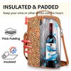 Tirrinia Insulated 2 Bottle Wine Gift Bag, Wine Lovers Must Haves - 4 of 4