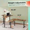 GALAXHERO L-Shaped Standing Desk, 63x55 Inch Dual Motor Electric Corner Desk with Splice Board, Adjustable Height Sit Stand Up Desk - 4 of 4