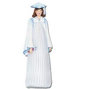Beistle Female Graduate Centerpiece, 13", (2/Pkg) Multicolored - 1 of 1