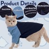 Cat Pajamas - Soft Cat Clothes& Shirts & Pajamas with Sleeves, Stretchy Sweater, Pullover Kitten Clothes - 4 of 4