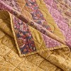 Greenland Home Fashions Marigold Quilt Set – 3-Piece, Vibrant Botanical Floral Print - 4 of 4