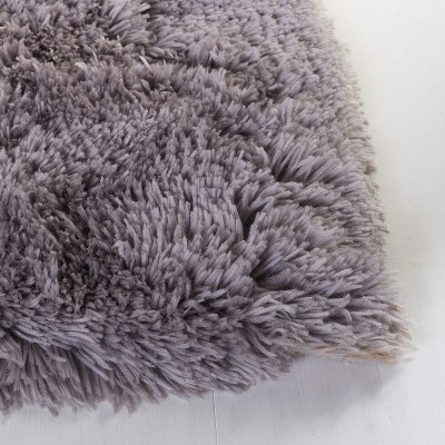 Handmade Luxe Gray Sheepskin Shag Rug 5' x 7'