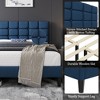 Yaheetech Upholstered Platform Bed Frame with Square Tufted Headboard - 4 of 4