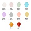 Unique Bargains 8x9mm Date Beads for Bracelets for Bracelet Making DIY Crafts Assorted Color 150Pcs - 2 of 4