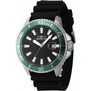 Invicta 46129 Men's Pro Diver Date Green/Silver Tone Bezel Watch - 1 of 2