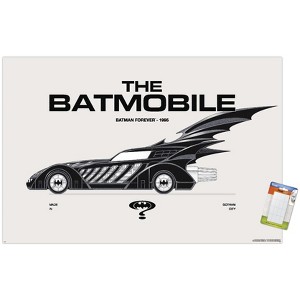Trends International DC Comics Batman: 85th Anniversary - The Batmobile 1995 Unframed Wall Poster Prints - 1 of 4