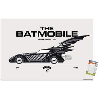 Trends International DC Comics Batman: 85th Anniversary - The Batmobile 1995 Unframed Wall Poster Prints