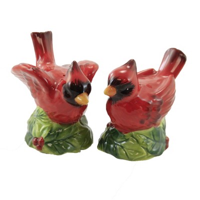 Tabletop 3.0" Winters Garden Salt & Pepper Cardinals Certified International  -  Salt And Pepper Shaker Sets