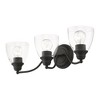 Livex Lighting Montgomery 3 - Light Vanity in  Black - 4 of 4