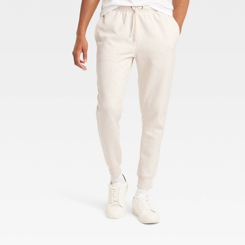 Beige jogger pants mens online