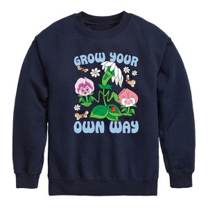 Boys' - Disney - Alice In Wonderland Graphic Long Sleeve Fleece Sweatshirt - 1 of 4