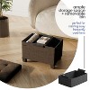 StorageBud Storage Ottoman for Bedroom End of Bed, Velvet Storage Bench, Large Storage Ottoman Bench, Entryway Bench with Storage - 2 of 4