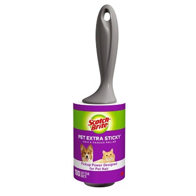 Scotch-Brite Pet Extra Sticky Lint Roller - 100 Sheet