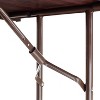 Alera Wood Folding Table Rectangular 48wx24dx29h Mahogany FT724824MY 
