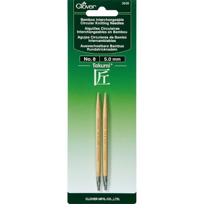 Takumi Bamboo Circular Knitting Needles 48-size 8/5mm : Target