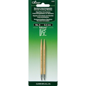 Takumi Bamboo Interchangeable Circular Knitting Needles-Size 8/5mm - 1 of 2