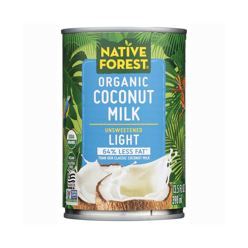 Native Forest Organic Coconut Milk - Unsweetened Light 13.5 fl oz Can, 1 of 3