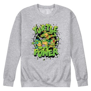 Men's - Teenage Mutant Ninja Turtles - Turtle Power New Graphic Fleece Sweatshirt - 1 of 4