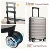 Kumasinova 20/24/28"Hardshell Luggage Set,Durable ABS+PC Travel Suitcases with Spinner Wheels&Lock,Airline-Approved Lightweight Luggage - 4 of 4