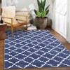 Modern Moroccan Trellis Area Rug Geometric Rug Tufted Bedroom Living Room Carpet - 2 of 4