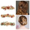 Unique Bargains Women's Hair Clips Barrettes Sparkly Rhinestones Hairpin 3 Pcs - 2 of 4
