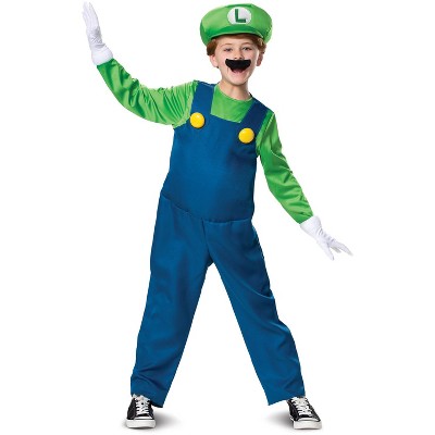 Super Mario Luigi Deluxe Child Costume