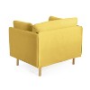 NicBex Modern Accent Chair with Soft Cushions Upholstered Comfy Chair Lounge Chair with Wooden Legs for Living Room, Bedroom - 3 of 4