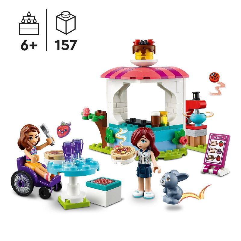 LEGO Friends Pancake Shop Pretend Building Toy 41753, 4 of 9