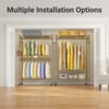VIPEK R2 Plus 3 Tiers Portable Closets Heavy Duty Rolling Garment Rack Adjustable Clothes Rack - 3 of 4