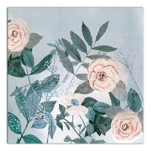 Creative Products Peach and Green Botanicals 24x24 Canvas Wall Art - 1 of 4