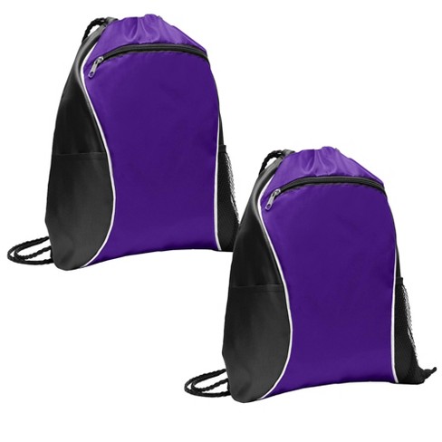 Port Authority Fast Break Cinch Pack (2 Pack) - Purple : Target