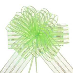 Unique Bargains Large Gift Wrapping Bows Chiffon Pull Bow Ribbon 15 Pcs - 1 of 4