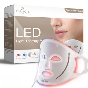 Project E Beauty LED Mask | Red Light Skin Therapy Led Face Mask Silicone | Led Face Mask Light Therapy | Blue Light Therapy For Acne | Anti-Aging - 1 of 4
