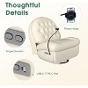 Kinsuite Power Recliner Chair - 270° Swivel Living Room Chairs with Phone Holder, USB & Type-C Port - 3 of 4