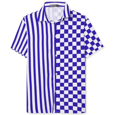 blue white