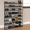 Home-Complete 8-Tier Shoe Rack for 40 Pairs, Black - 4 of 4