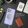 iHome Velo Gloss Silicone Case for iPhone 12 Pro MagSafe Compatible, Superior Grip, Drop Protection, Screen Protection, Pastel Purple - 3 of 4