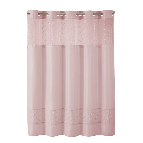 mauve shower curtain