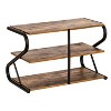 Honey-Can-Do 3 Shelves Z-Frame Wooden Shoe Rack with Matte Black Metal: Small Shoe Storage for Closet, Holds 9 Pairs - 2 of 4