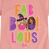 Girls' - Barbie - Faboolous Fitted Short Sleeve Graphic T-Shirt - 2 of 4