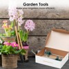 Maggift Landscape Equipment Parts and Accessories, Garden Hose Guide Spikes 2PCS with Heavy-Duty Swivel Caps, Green, 3.7"*3.7"9.84" - 2 of 4