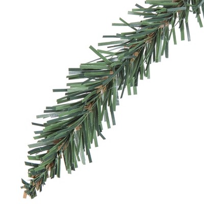 27" Green Pine Artificial Christmas Tabletop Tree with Burlap Base