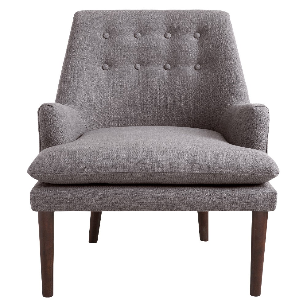UPC 675716607975 product image for Faith Mid-Century Upholstered Accent Chair Gray | upcitemdb.com