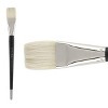 Creative Mark Pro Stroke Premium White Chungking Hog Bristle Artist Paint Brush - Bright - Natural Bristle Brush w/ Great Control Suitable for Oils, - 2 of 4