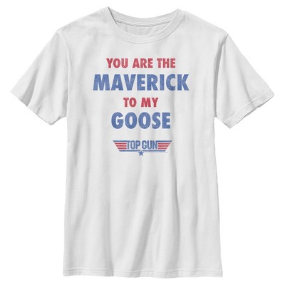 Boy\'s Top Gun : Are Target Goose T-shirt The Maverick To You My